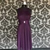 Something Blue Jessica Howard Formal Size 8 Chiffon Plum Cocktail Length