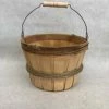 Something Blue Basket Wood Beige Size 6.25"X9" CONTAINER DECOR