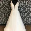 Something Blue Mori Lee 6923 Size 8 Ivory Tulle And Lace Plunging V-neck A-line WEDDING DRESSES