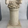 Something Blue Pillar Size 15" Stone CENTERPIECES