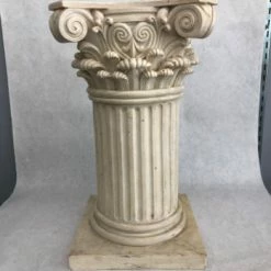 Something Blue Pillar Size 15" Stone CENTERPIECES