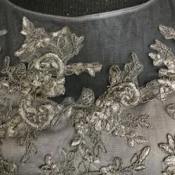 Something Blue Azazie Women's Formal Chiffon/Lace Steel Gray Size 8