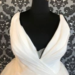 Something Blue Mori Lee CA00999 Women's Wedding Dress Organza Ivory Size 22