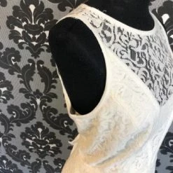 Something Blue Gianni Bini Women's Formal Lace Ivory Size 12 FORMAL DRESSES FORMAL/MOTHER'S DRESSES