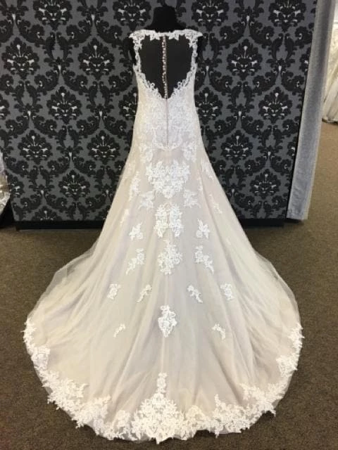 Something Blue Stella York Wedding Dress Tulle W/ Lace Ivory Size 18 5 Something Blue Stella York Wedding Dress Tulle W/ Lace Ivory Size 18