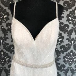 Something Blue Allure 9707T Women Wedding Dress Beads/Tulle Ivory Size 12 WEDDING DRESSES