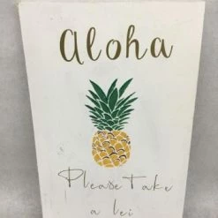 Something Blue Wedding Sign Wood White/Gold Size 12"x18.5" SIGNS DECOR