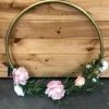 Something Blue 24" Gold, Green, Pink And White Floral Wreath