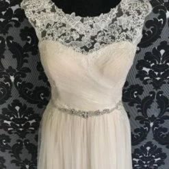 Something Blue Wedding Maggie Sottero Women's 5MW154 Wedding Dress Ivory/Nude Size 12