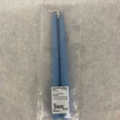 Something Blue Taper Candle Size 2ct Wax Periwinkle CANDLES