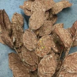 Something Blue Wedding Branch Glitter Orange Size 3ct FLORAL DECOR