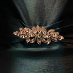 Something Blue Jade By Jasmine J145013 Formal Organza Navy Size 14 FORMAL/MOTHER'S DRESSES