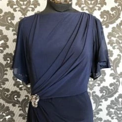 Something Blue Ralph Lauren Formal Poly Spandex Navy Size 10 FORMAL/MOTHER'S DRESSES