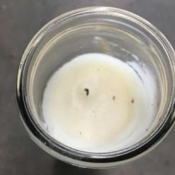 Something Blue Wedding DECOR Candle Wax/Glass/Twine Ivory/Beige Size 8" CANDLES