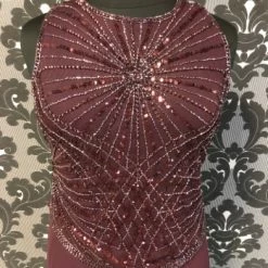 Something Blue Jakara Women's Chiffon Formal Wine Size 14