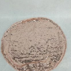 Something Blue Table Linen Size 15" Sequin Blush TABLE LINENS DECOR