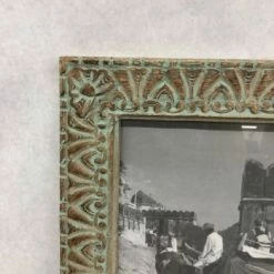 Something Blue Frame Size 15.5"x18.5" Wood Teal/Brown SIGNS