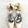 Something Blue NEW ARRIVALS LLBubble Women Shoe Satin/Pearl Champagne Size 11