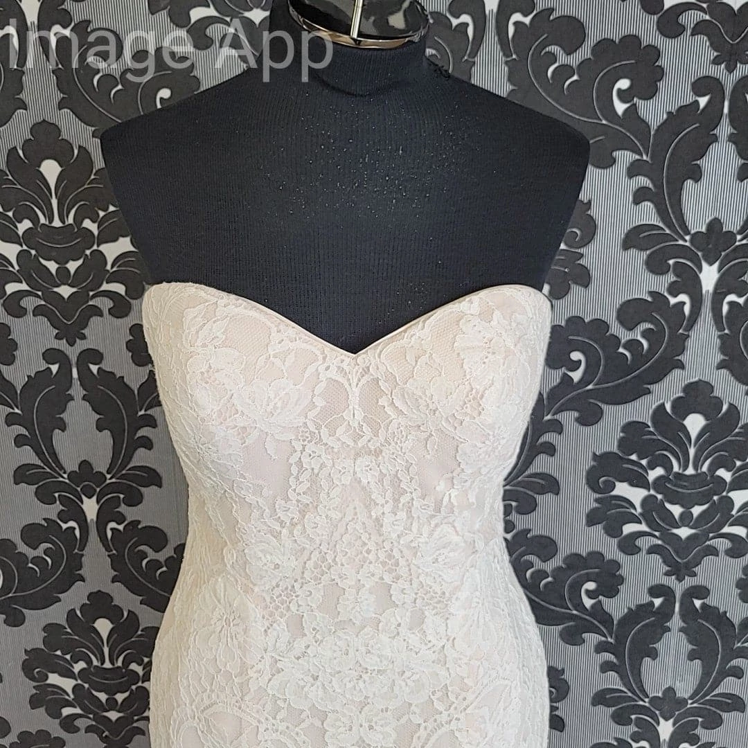 Something Blue Maggie Sottero MS8MZ494 Philomena Wedding Dress Lace Blush Size 10 WEDDING DRESSES 4 Something Blue Maggie Sottero MS8MZ494 Philomena Wedding Dress Lace Blush Size 10 WEDDING DRESSES
