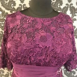 Something Blue FORMAL/MOTHER'S DRESSES Azazie CANINDA Women's Formal Lace/Chiffon Plum Size 26