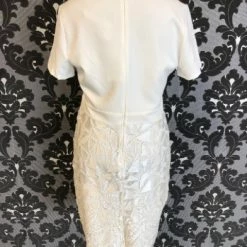 Something Blue Miss Cristina 2975 Formal Poly/lace White Size 2XL FORMAL/MOTHER'S DRESSES