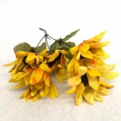 Something Blue Sunflower Floral Yellow Size 14" FLORAL