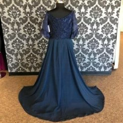 Something Blue Stacey's Size 18 Navy Chiffon And Rhinestone Formal FORMAL/MOTHER'S DRESSES