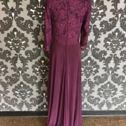 Something Blue LAFEMME 23139 Women's Formal Poly-Spandex Eggplan Size 6 Floor