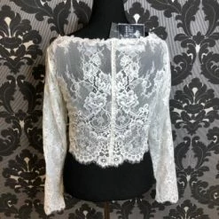 Something Blue NEW ARRIVALS Martina Liana Size 20 Ivory Lace Sleeves Jackets