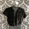 Something Blue Jason Wu Women's Shawl Fur Black Size L