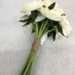 Something Blue DECOR Hobby Lobby Ranunculus Floral Ivory Size 9.5" FLORAL