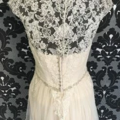 Something Blue Wedding Maggie Sottero Women's 5MW154 Wedding Dress Ivory/Nude Size 12
