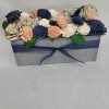 Something Blue Sola Flowers Floral Arrangement Sola Flowers/Wood Size 15"x7"x8" CENTERPIECES DECOR