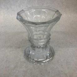 Something Blue Studio Nova Candle Holder Glass Clear Size 5"x4" CANDLES DECOR
