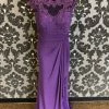 Something Blue FORMAL/MOTHER'S DRESSES Rina Di Montella 2025 Women's MOB Lace/Chiffon Amethyst Size 14