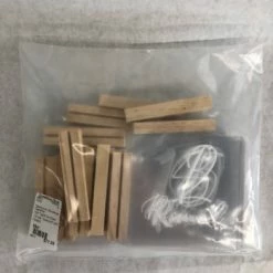 Something Blue Table Runner Size 18ct Wood/Acrylic Clear/White SIGNS DECOR