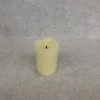Something Blue Pillar Candle Size 3" LED Warm White CANDLES
