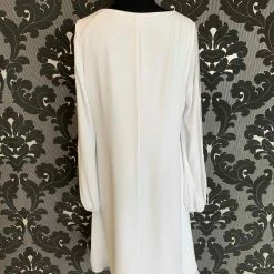 Something Blue White House Black Market Women's Formal Chiffon Ivory Size 4