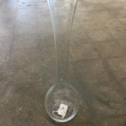 Something Blue Vase Glass Clear Size 23.5" Teardrop VASES DECOR