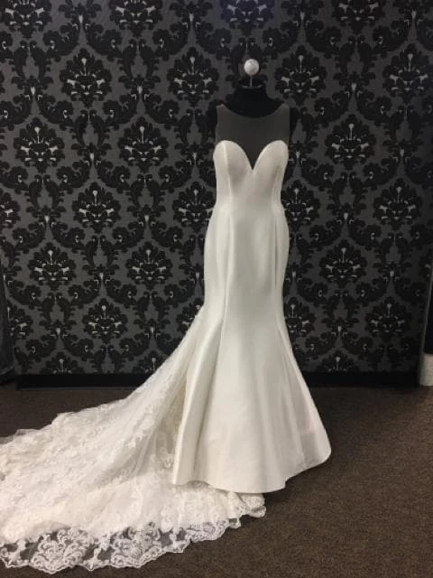 Something Blue Wedding Allure Bridal Women's Wedding Dress Bengaline Ivory Size 10 WEDDING DRESSES 3 Something Blue Wedding Allure Bridal Women's Wedding Dress Bengaline Ivory Size 10 WEDDING DRESSES