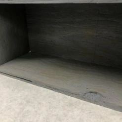 Something Blue Wood Decor Wood Gray Size 6