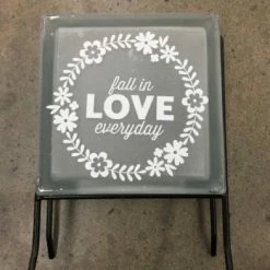 Something Blue Wedding Artminds Centerpiece Glass/Metal Frosted Size 10.5"x7.5"x3" CENTERPIECES DECOR