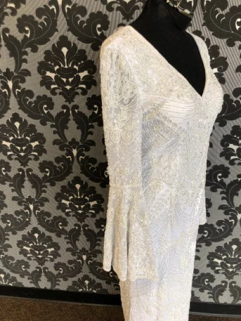 Something Blue Primavera Wedding Dress Beaded Ivory Size 12 Long Bell Sleeve WEDDING DRESSES 5 Something Blue Primavera Wedding Dress Beaded Ivory Size 12 Long Bell Sleeve WEDDING DRESSES