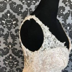 Something Blue WEDDING DRESSES Sincerity Bridal 3946PS Women's Wedding Dress Beaded Lace Sheath