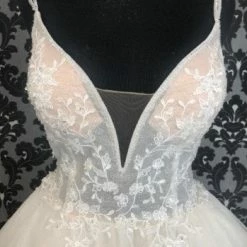 Something Blue Abella London Women Wedding Dress Glitter Tulle Ivory Size 14 WEDDING DRESSES