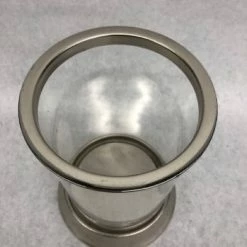 Something Blue Better Homes And Gardens Hurricane Metal/Glass Silver/Clear Hurricane VASES DECOR