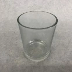 Something Blue Votive Holder Glass Clear Size 12ct CANDLES DECOR