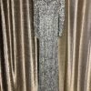 Something Blue Size 4 Silver Primavera Sequin Long Sleeve Floor Length