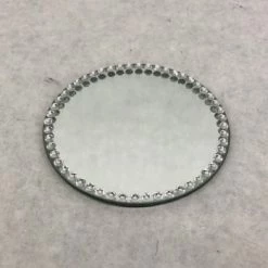 Something Blue Celebrate It Mirror Glass/Rhinestone Size 4