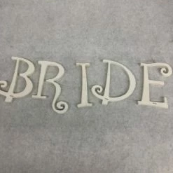 Something Blue DECOR Sign Wood White Size 5pc SIGNS